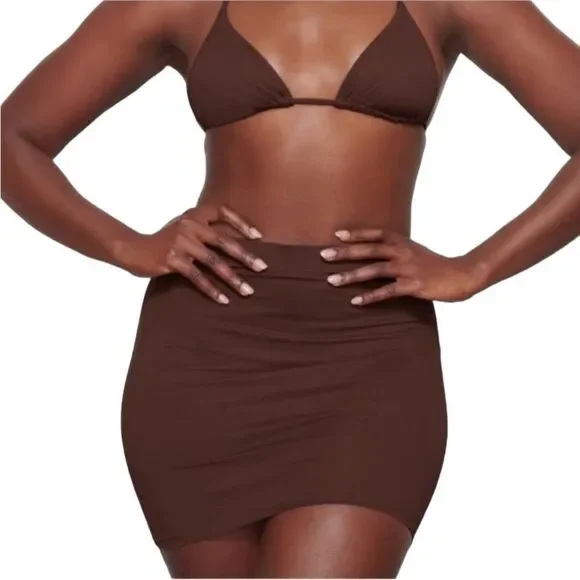 SKIMS Jasper Crochet Swim Skirt Sz 3X NWT - Picture 2 of 15